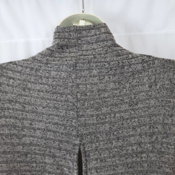 Renee C Long Sleeve Gray Lightweight Mock Neck Sweater, Small - Picture 4 of 13